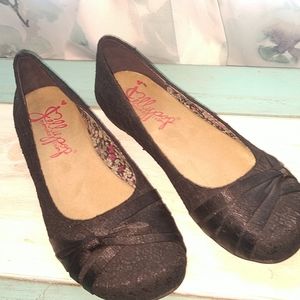 Black flats size 10